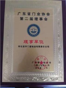 門(mén)業(yè)協(xié)會(huì)理事單位